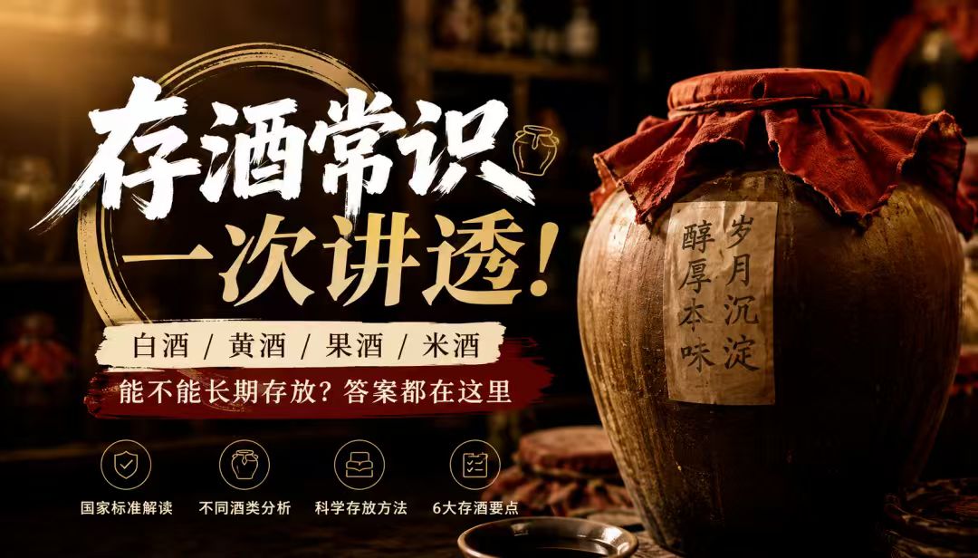 存酒到底能不能越存越香？本香把白酒、黄酒、果酒、米酒真相一次说清